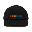 Rainbow Paw Corduroy Hat