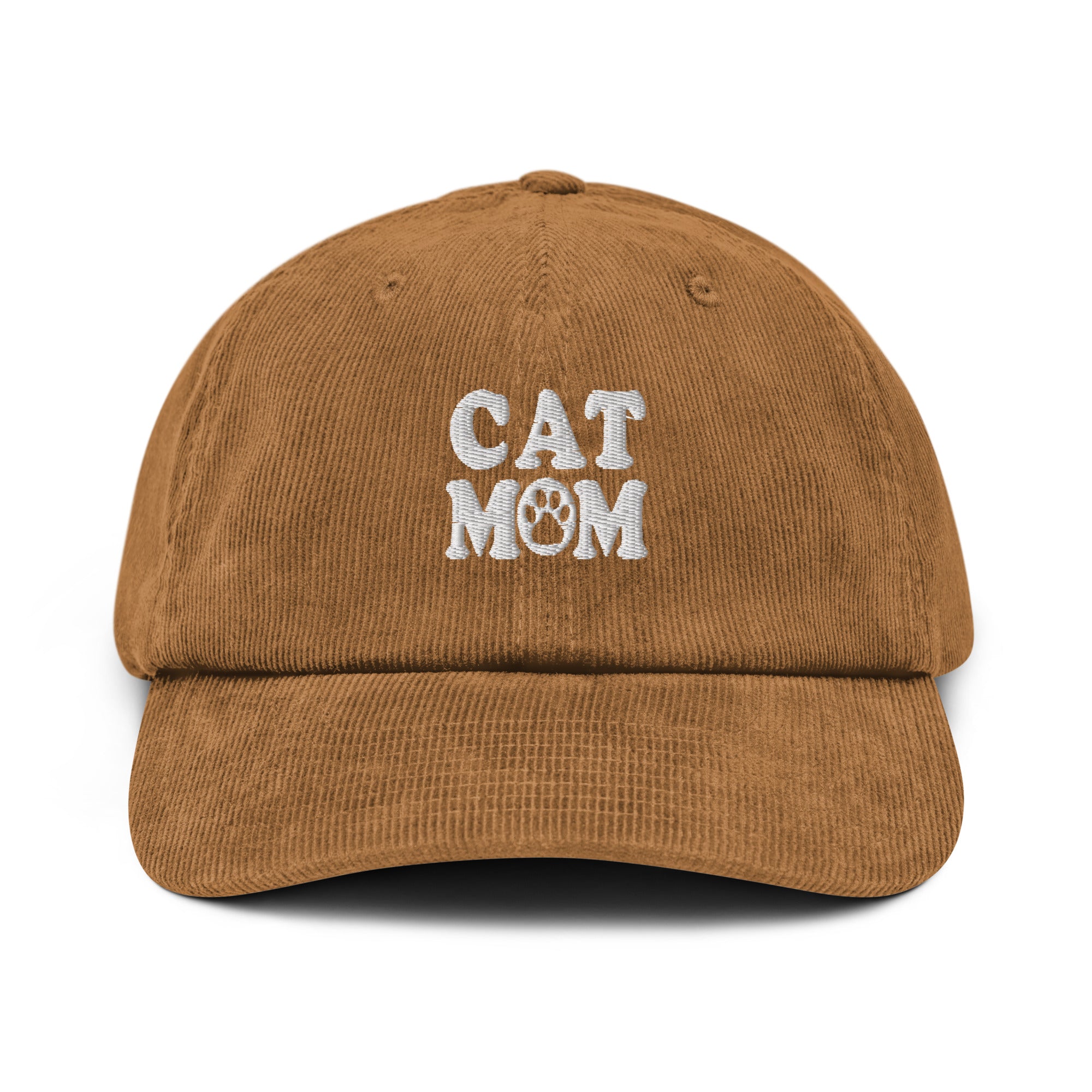 Cat Mom Corduroy Hat
