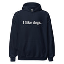 I Like Dogs Dark Hoodie